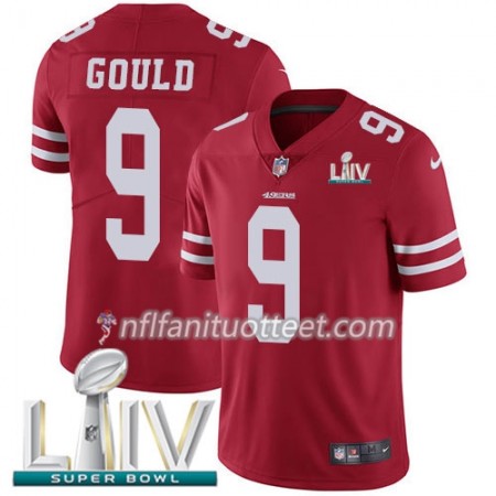 Miesten San Francisco 49ers NFL Pelipaita Robbie Gould 9 Nike Punainen 2020 Super Bowl LIV